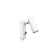 Puck vägglampa, vit