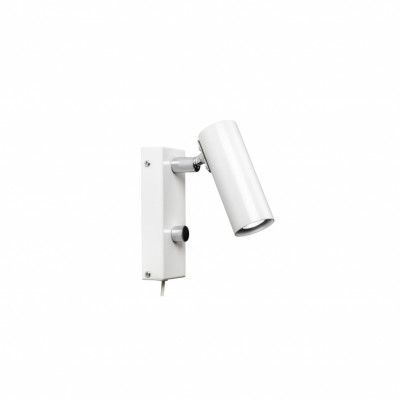 Puck vägglampa, vit