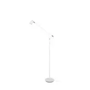 Radiell golvlampa LED, vitstruktur 135cm
