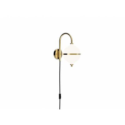 Rebello Decor - Eternal Moonlight Vägglampa Small Coated Brass/Opal/Black