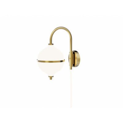 Rebello Decor - Eternal Moonlight Vägglampa Small Coated Brass/Opal/White