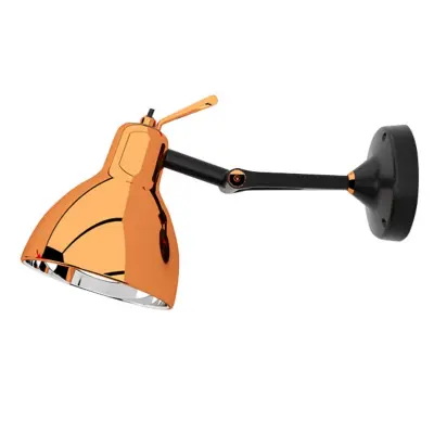 Rotaliana - Luxy H0 Glam vägglampa, svart/koppar, glas