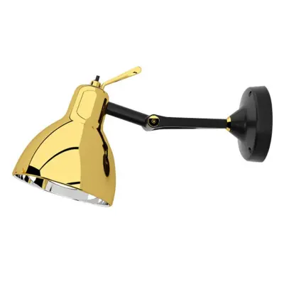 Rotaliana - Luxy H0 Glam vägglampa, svart/guld, glas