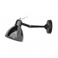 Rotaliana - Luxy Glam H0 Vägglampa/Plafond Black/Smoke Chrome Semi Transparent