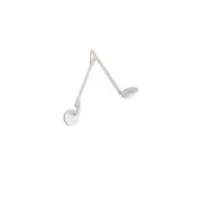 Rotaliana - String W2 Mini vägglampa, DTW, matt/vit/orange