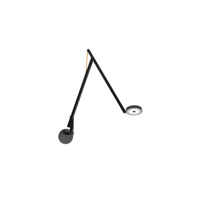 Rotaliana - String W2 Vägglampa DTW Matt Black/Orange