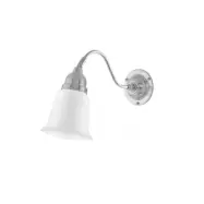 Runeberg Vägglampa, förnicklad mässing