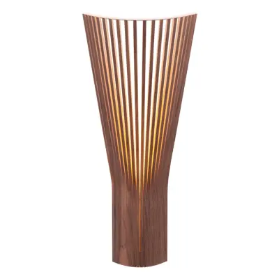 Secto Corner vägglampa, Valnöt