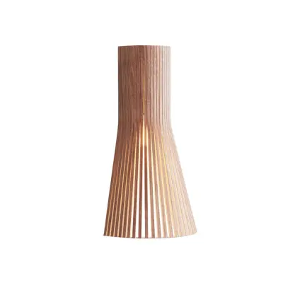 Secto vägglampa, valnöt 45cm