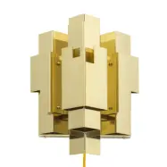 Skyline Vägglampa m. kabel, Mässing