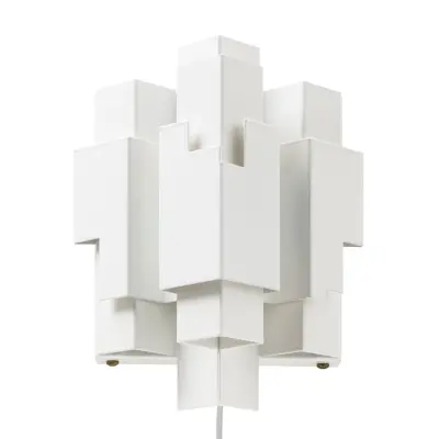 Skyline Vägglampa m. kabel, Vit