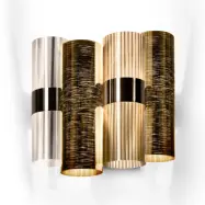 Slamp - La Lollo vägglampa, guldfärgad