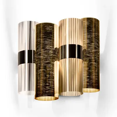 Slamp - La Lollo vägglampa, guldfärgad