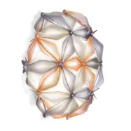 Slamp - La Vie Mini Plafond/Vägglampa Amber