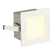 SLV - Frame Basic Square LED-infälld vägglampa 3000K vit