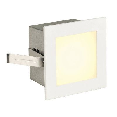 SLV - Frame Basic Square LED-infälld vägglampa 3000K vit