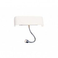 SLV - Mana Spot Vägglampa DTW W30,9xH9,5XD7,4 White/Chrome