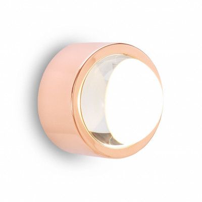 Spot Surface Round vägglampa, koppar