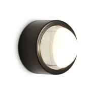 Spot Surface Round vägglampa, svart