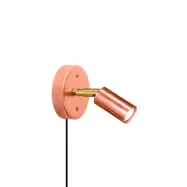Starlight 1, Vägglampa Utvändig kabel Rå koppar