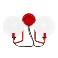 Stilnovo - Bugia LED-vägglampa, röd, 2 lampor