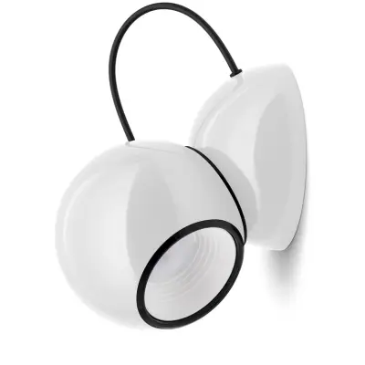 Stilnovo - Gravitino LED-vägglampa, vit, vridbar