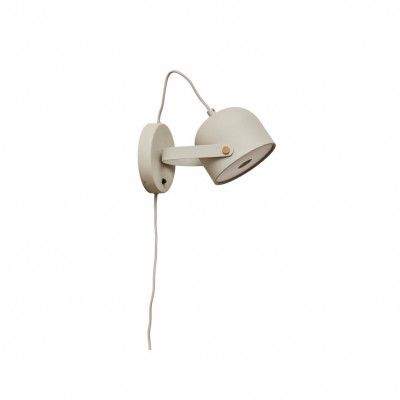 Svejk 13 vägglampa, beige
