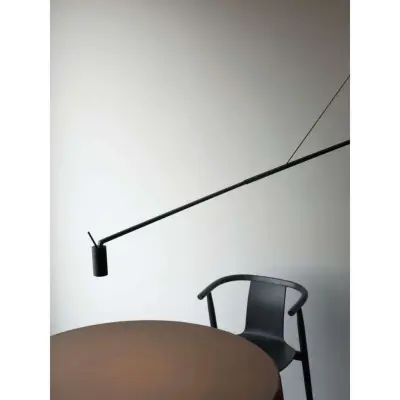 Swan Adjustable Vägglampa Matt Black Nemo Lighting - Aluminium