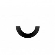 Swedish Ninja - Candy Big Circle 180 L Vägglampa Ninja Black