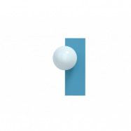 Swedish Ninja - Candy Big Rectangle S Vägglampa Scandi Blue