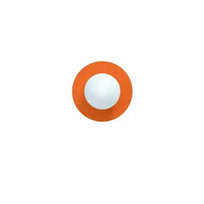 Swedish Ninja - Candy Little Circle 360 S Vägglampa Zesty Orange