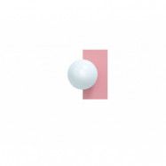 Swedish Ninja - Candy Little Rectangle S Vägglampa Bubblegum Pink