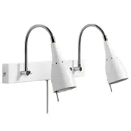 Tanum 2 vägglampa, vit 37cm
