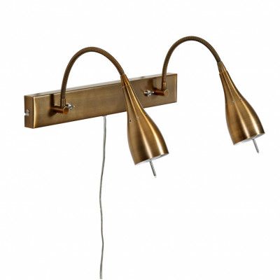 Tanum vägglampa 2-arm, oxid