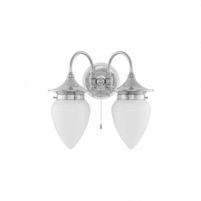 Tigerstedt vägglampa nickel/vit