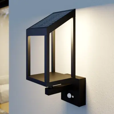 Timeo LED Solcelle Vägglampa Graphite - Lucande - Modern - Metall - Vinklad