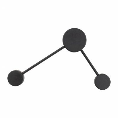 TK Avia vägglampa - svart metall