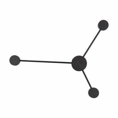 TK Avia vägglampa - svart metall