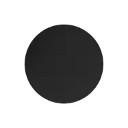 TK Luna vägglampa 300, rund - svart metall