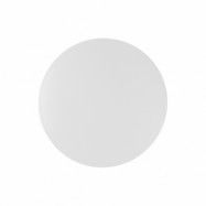 TK Luna vägglampa 300, rund - vit metall