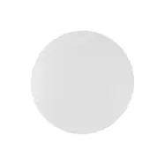 TK Luna vägglampa 300, rund - vit metall