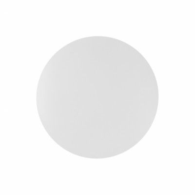 TK Luna vägglampa 300, rund - vit metall