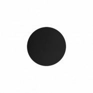 TK Luna vägglampa, rund - svart metall