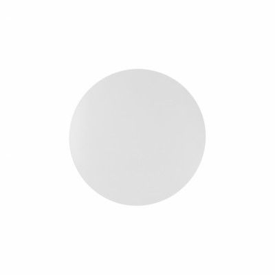 TK Luna vägglampa, rund - vit metall