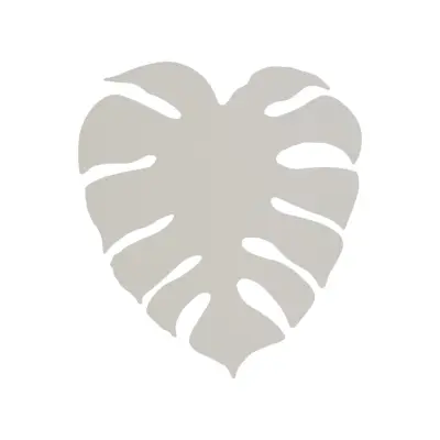 TK Monstera vägglampa - beige metall