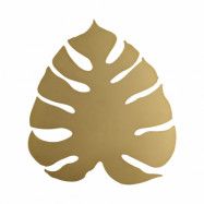 TK Monstera vägglampa - guld metall