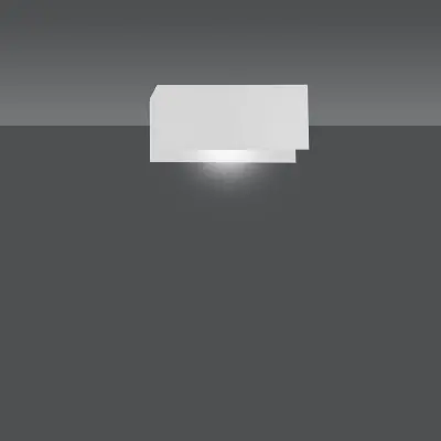 TOLOS K1 Vägglampa, Vit