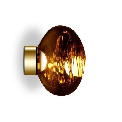 Tom Dixon - Melt Surface LED Vägglampa Mini Gold