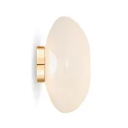 Tom Dixon - Melt Surface LED-vägglampa Opal/Guld