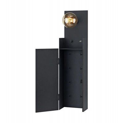 Vägglampa COMBO Nyckelskåp Markslöjd Svart
